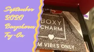 September 2020 Boxycharm Try-on