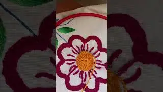 C&oacute;mo tejer el centro de una Flor paso 4 #crochet #embroidery #servilletas #hechoamano #ganchillo