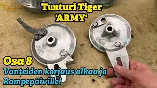Tunturi Tiger 1986 ARMY mopo - OSA 8 #moped