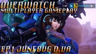 Overwatch Legendary D.VA Junebug Skin - Multiplayer Gameplay EP 1