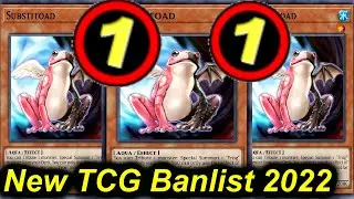 【YGOPRO】SUBSTITOAD - ТЕСТИРОВАНИЕ СТАРОЙ СЛОМАННОЙ КАРТЫ - НОВЫЙ БАНЛИСТ TCG ОКТЯБРЬ 2022