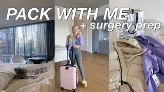 PACKING VLOG | pack with me for surgery! + pre-op for my rhinoplasty! *nose job vlog pt 1*