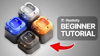 Beginner Hard Surface 3D Modeling Tutorial (Plasticity)