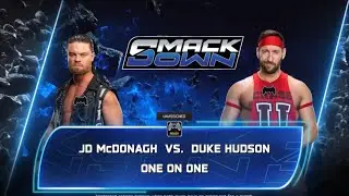 JD MCDONAUGH VS DUKE HUDSON SMACKDOWN WWE 2K25 Simulation Match