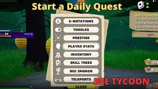 HOW TO COMPLETE QUEST Start a Daily Quest BEE TYCOON MAP FORNITE CREATIVE TUTORIAL