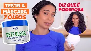 TESTEI A MÁSCARA 7 ÓLEOS DA WIDI CARE - VALE A PENA? | JULIANA LOUISE