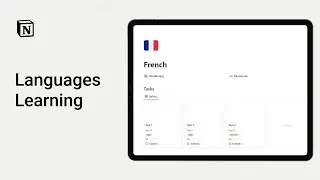 Notion Language Learning Template: Master Multiple Languages