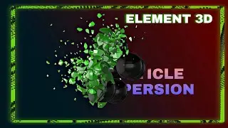 PARTICLE DISPERSION EFFECT || Element 3d After Effect || #growwithalgrow @Grow With Algrow