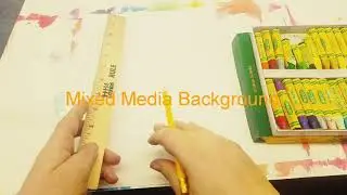 Art for Kids: Mixed Media Painted Paper