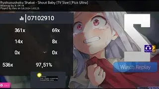 mxu | Ryokuoushoku Shakai - Shout Baby (TV Size) [Plus Ultra] +HDNC 97.51% FC 564pp
