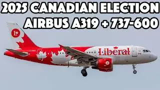 2025 Canadian Elections Aircraft: A319 and B736 action in Montreal (YUL/CYUL)