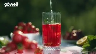 Refreshing Drink Ad for Gowell Created in After Effects
