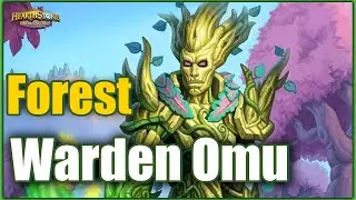Hearthstone: Mr. Forest Warden Omu *Battleground* in action