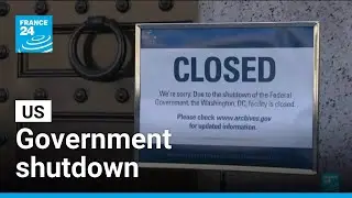 The US government began shutting down after Congress fails to reach deal &bull; FRANCE 24 English