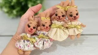VERY EASY EVERYONE CAN DO 🗝️Add Elegance to Keys with Simple Ideas🐰Bunny Keychain Making