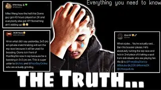 The Truth Behind NBA 2K20 Top Rep Grind... Choc DF Tried Exposing Me!?!