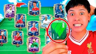 GASTÉ TODO EL DINERO DE MI TARJETA ABRIENDO SOBRES TOTS en FC MOBILE 😱