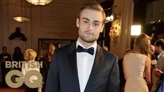 Douglas Booth Accepts Hugo Boss Most Stylish Award | Men Of The Year Awards 2014 | British GQ