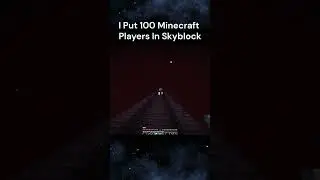 I Pur 100 Minecraft Playeer In Skyblock