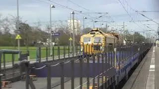 Ein Zug/eine Lok: Wiebe Stopfmaschine GSM 09-032 (9980 9421 001-5) in Schwaben 29.10.2023