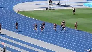 100m U17yrs Women Final, 2021 QLD Athletics Championships, QSAC, Brisbane 13/03/2021