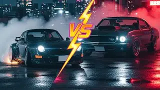 Tokyo Drift: Porsche 993 GT2 vs Muscle Beast 🏁💨