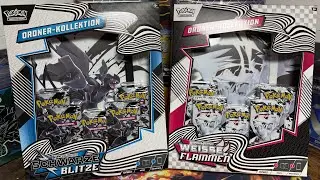 Ich &ouml;ffne die NEUEN Pok&eacute;mon Schwarz & Wei&szlig; Ordner Kollektionen ⬛️⚡️⬜️🔥! #pokemon #pokemoncards