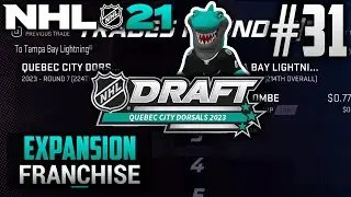 NHL 21 Expansion Franchise | Quebec City Dorsals | EP31 | THIS GAME IS BROKEN (2023 Draft)