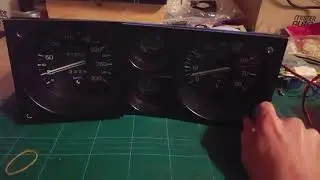 Ferrari 400i dashboard with dimmable led lights