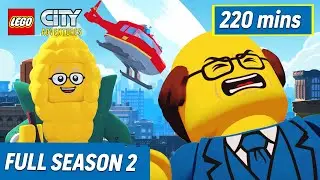 LEGO&reg; City Adventures SEASON 2 COMPILATION 🚁 | Funny Action Cartoons for Kids 😆