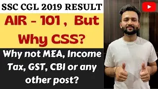 SSC CGL 2019 Final Result | A big thank you to everyone | My rank and post | Income Tax Inspector