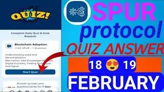 Spur protocol daily quiz answer | 18-19 February 