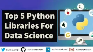 Top 5 Python Libraries For Data Science | Best Python Libraries For Data Science & Machine Learning