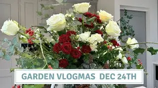 Christmas Flower Arrangement / Vlogmas 2023// Cottoverdi