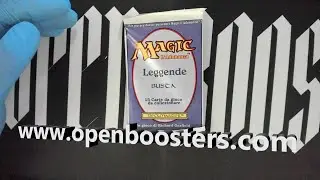 Italian Legends opened! Let's see some ancient cards of Legends!