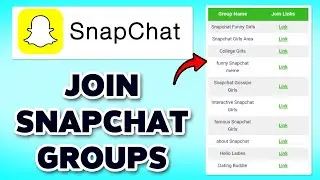 How To Join A Group On Snapchat 2026 | Join Snapchat Groups