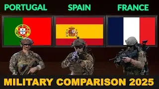 Portugal vs Spain vs France Military Power Comparison in 2025