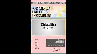 Chiquitita - for flute ensemble