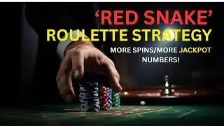 'Red Snake' Roulette Strategy- MORE SPINS/MORE JACKPOT NUMBERS!!!
