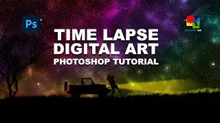 Love Under The Stars | Digital Painting | Photoshop | Time Lapse | Speed Art | Tutorial
