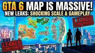 Карта GTA 6 ОГРОМНАЯ: новые утечки раскрывают шокирующие масштабы и игровой процесс!
