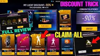 90% DISCOUNT TRICK 🤯 New Mystery Shop New Event | Free Fire FF Mystery Shop Discount New event Today