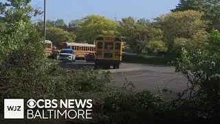 7 students hospitalized after school bus crash in Baltimore County