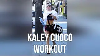 Kaley Cuoco Workout