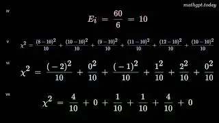 Chi-Square Test Explained: Is This Dice Fair? Step-by-Step Breakdown