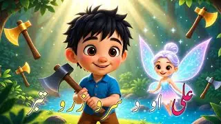 pashto cartoon | fairy tail | fairy tales | علی او د سرو زرو تبر| Islamic cartoon