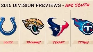 AFC South 2016 Preview | Move the Sticks | NFL