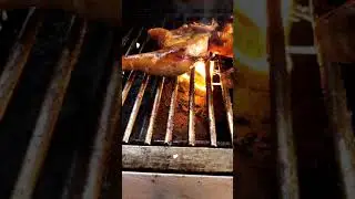 Chicken Quarters On Grill