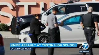1 injured, another in custody after reported stabbing at Tustin High School