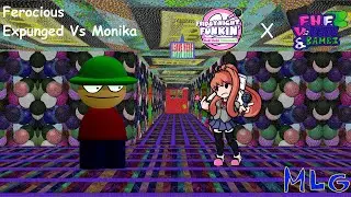 Ferocious (Expunged Mix, OLD) | FNF Expunged Vs Monika Cover